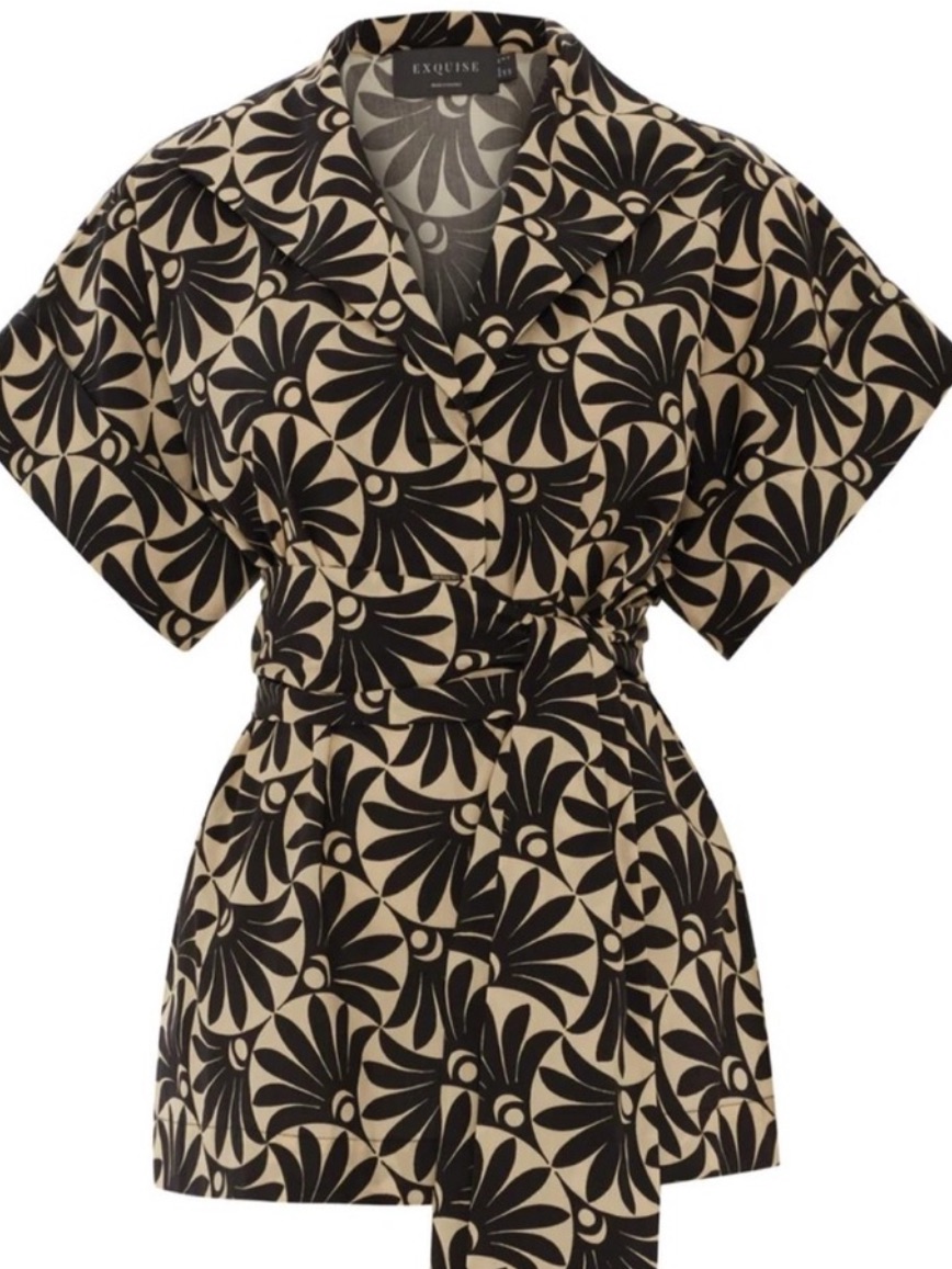 Exquise Cotton Luxury Designer Blouse Size 2
